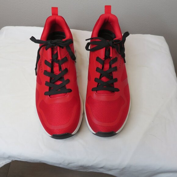 Men's Skechers Red Air-Cooled Memory Foam Shoes - Picture 1 of 7